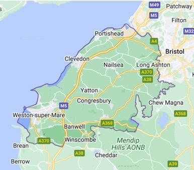 North Somerset Area Covered